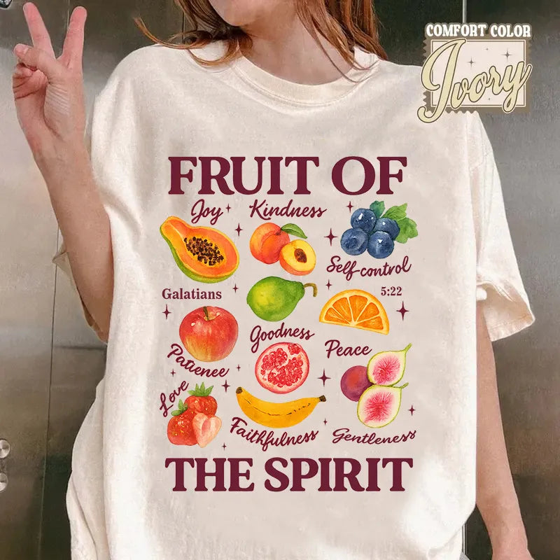 Boho Christian Fruits of the Spirit Retro Jesus Apparel T-Shirt/Sweatshirt/Hoodie