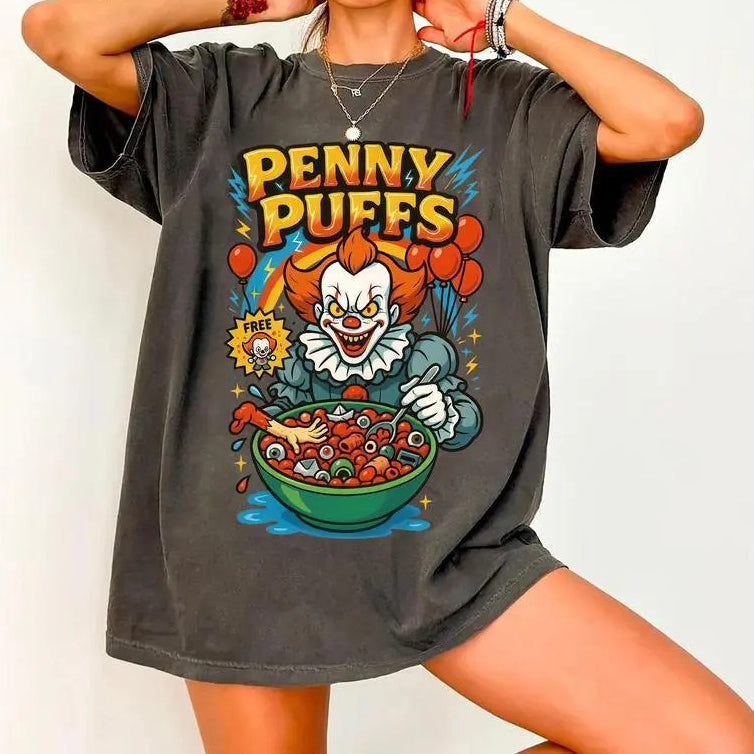 Retro Horror Cereal Box Graphic Funny Halloween T-Shirt / Sweatshirt / Hoodie