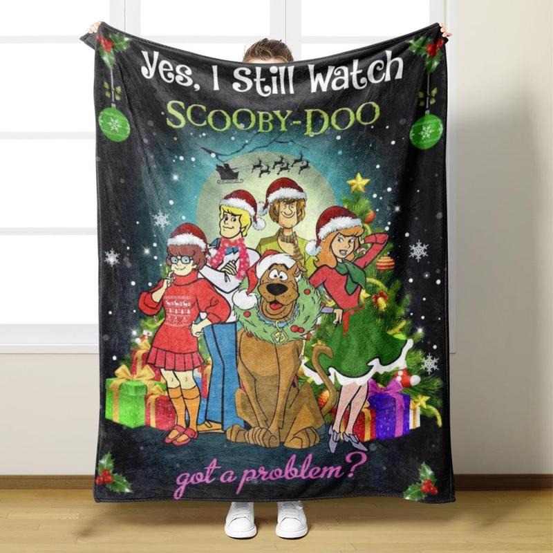 Mystery Machine Haunted Mansion Print Christmas Gift  Blanket